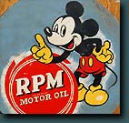 antique mickey mouse sign