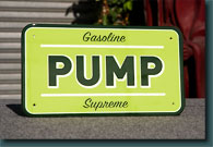 Disney- Gasoline Pump Sign