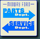 Midway Ford informational sign